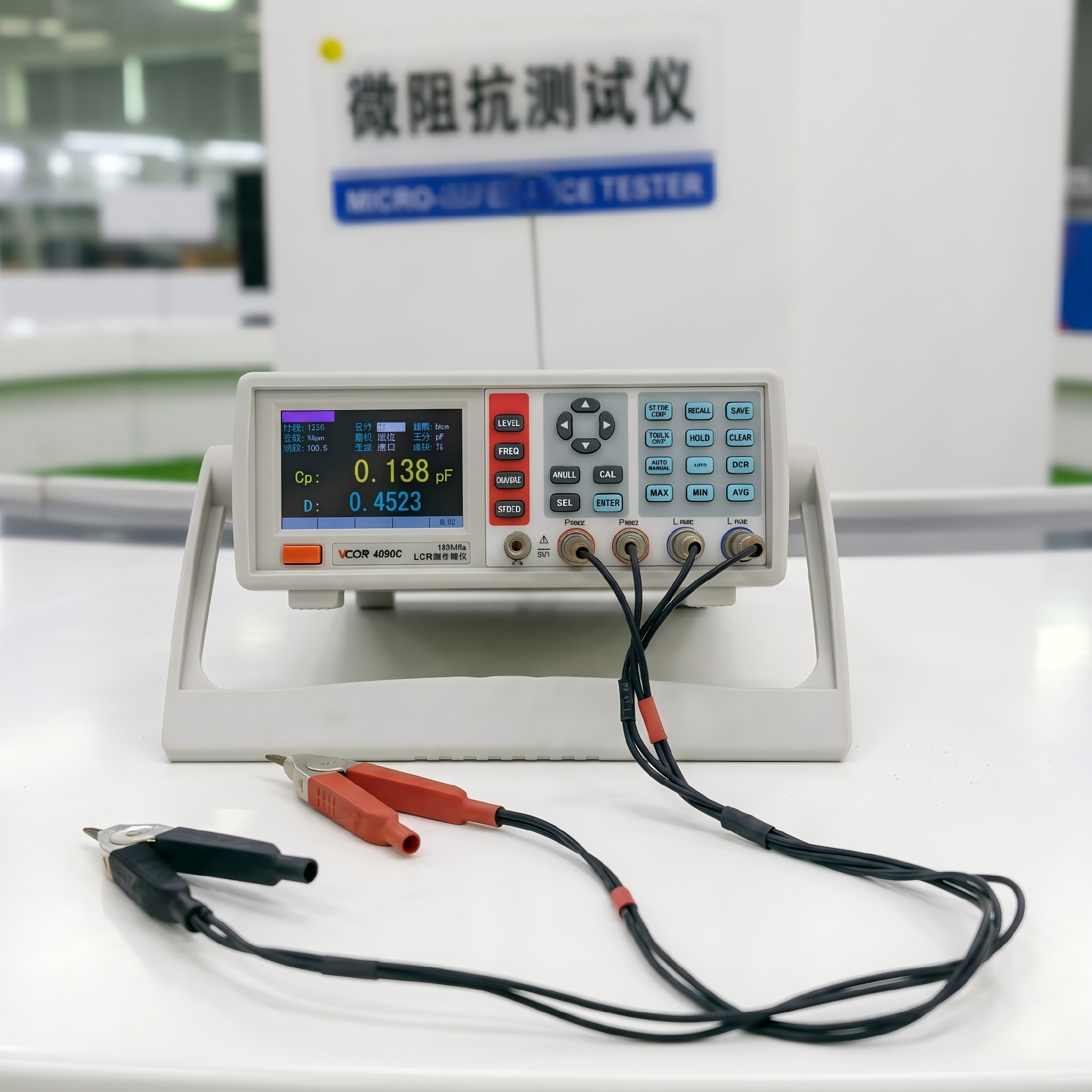 CTP dynamic contact resistance test using a VICTOR 4090C LCR meter