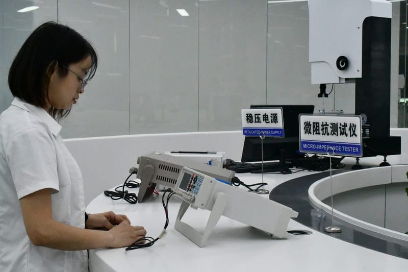CTP operator using a micro-impedance tester