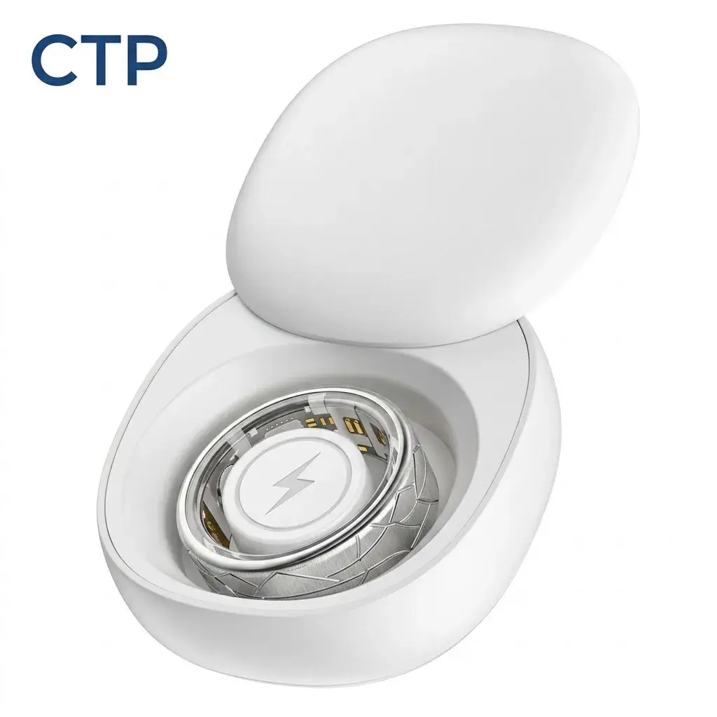 1.5mm ultra thin magnetic charging cable smart ring application