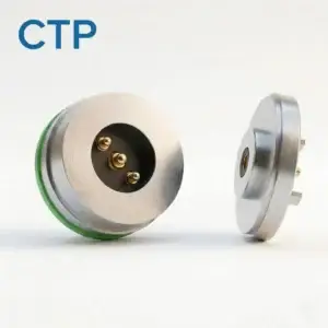 10mm round magnetic pogo pin connector