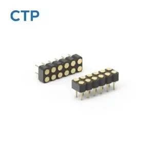 Premium 12 pin female connector 2.54mm pitch CTP
