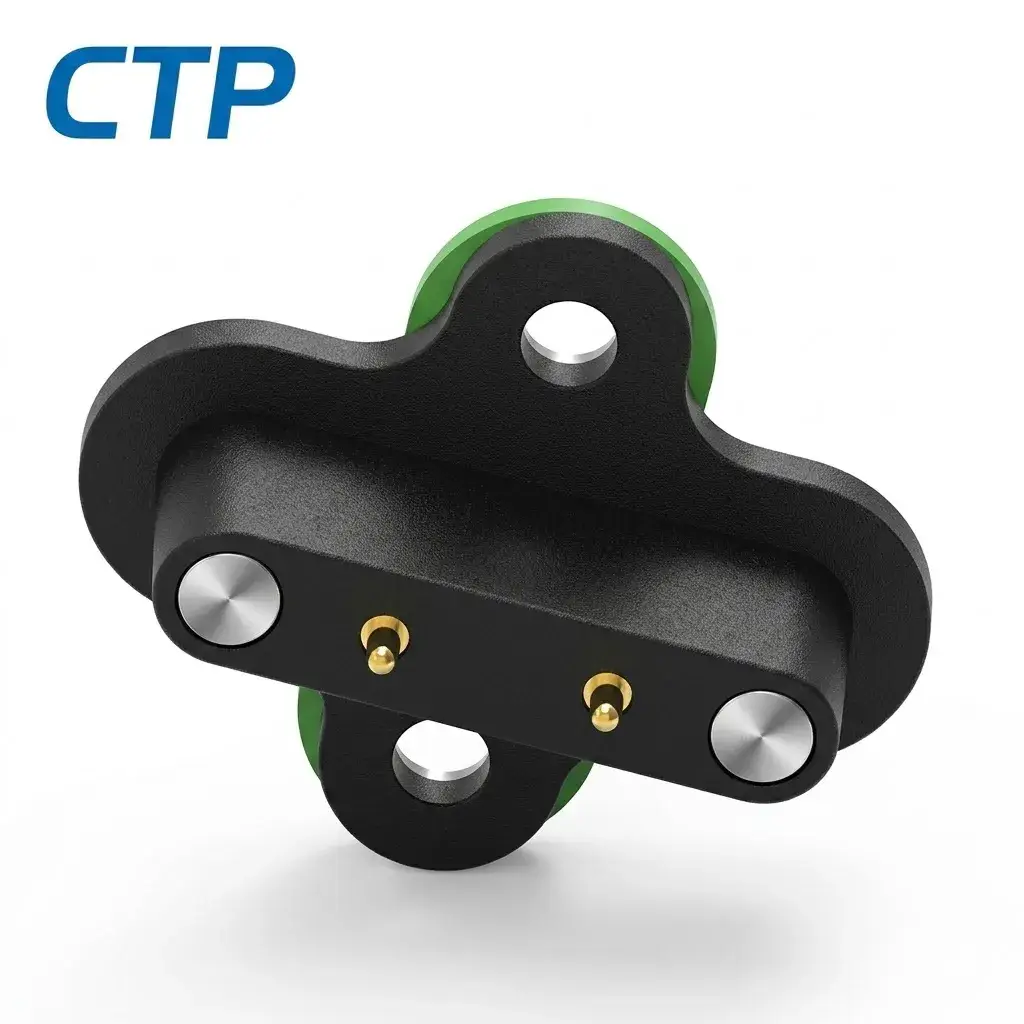 Ultimate 2 pin contact magnetic pogo pin connector specs