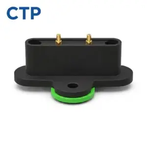 2 pin contact magnetic pogo pin connector