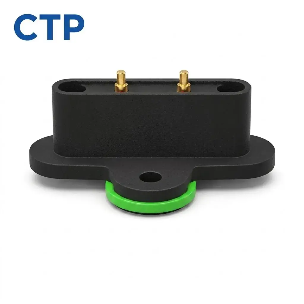 2 pin contact magnetic pogo pin connector