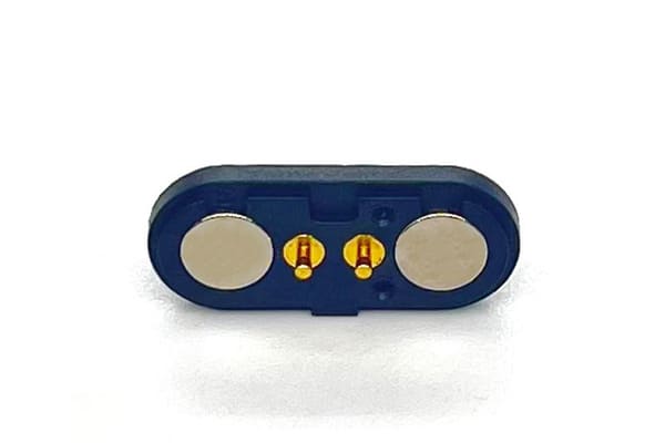 2 pin magnetic pogo pin connector