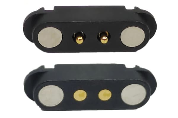 2 pin magnetic pogo pin connectors