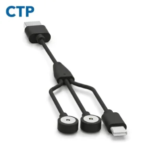 2 pin magnetic power and data cable