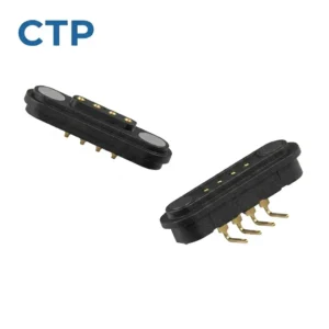 CTP 3 Pin Magnetic Connector Right Angle Design