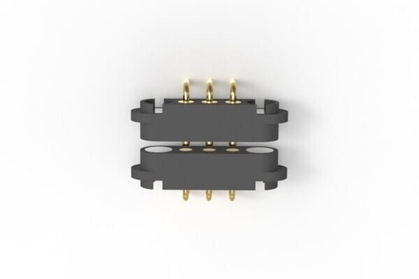 3 pin magnetic pogo pin connector