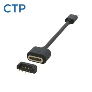 4 pin type c magnetic charging cable