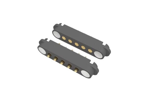 5 pin magnetic pogo pin connector