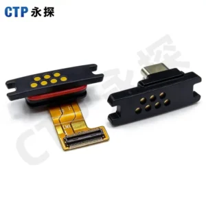 7-pin high-current magnetic fpc connector module