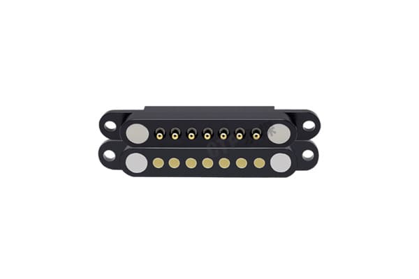 High-current 7 Pin Magnetic Pogo Pin Connector