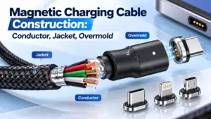 Magnetic Charging Cable Construction