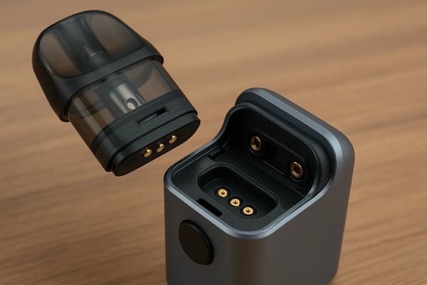 Custom Spring Loaded Pin Connector in Electronic Cigarette