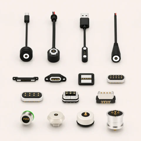 CTP Custom Magnetic Connectors and Cable Assemblies CTP custom magnetic connectors and magnetic cable assemblies for OEM devices