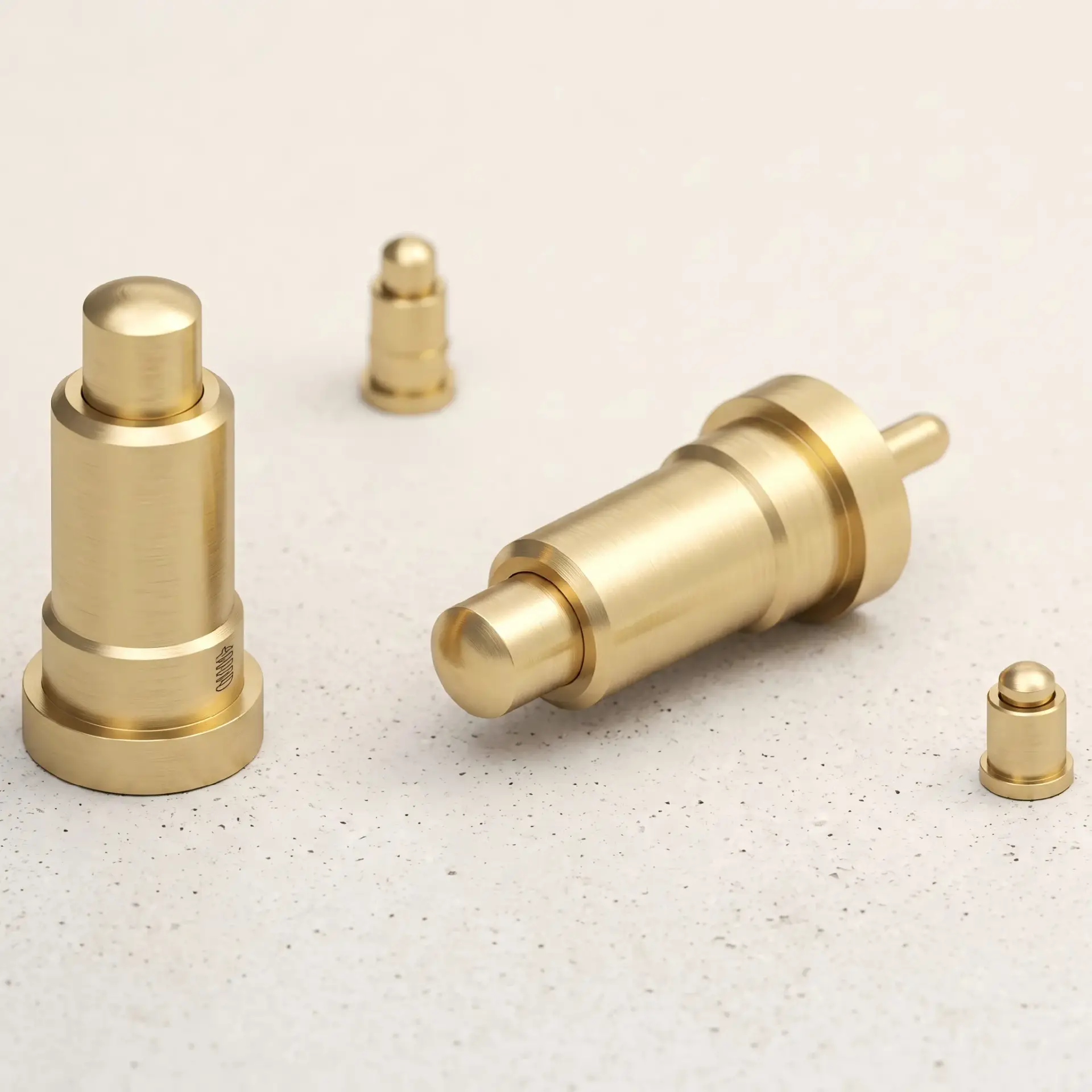 CTP rugged high-current spring-loaded pins capable of carrying 9 amps.