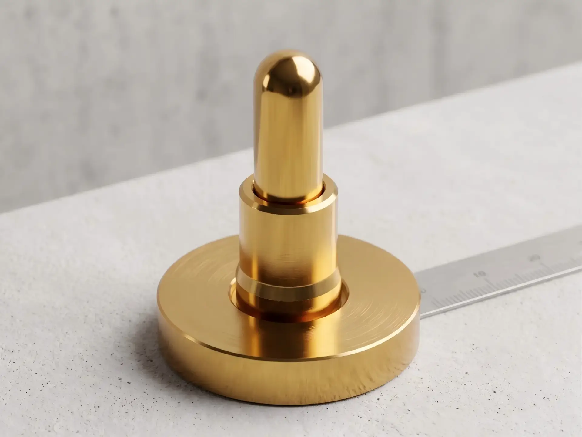 CTP large base spring-loaded contacts offering enhanced PCB stability, featuring a robust 4.00mm base diameter for rigorous applications.