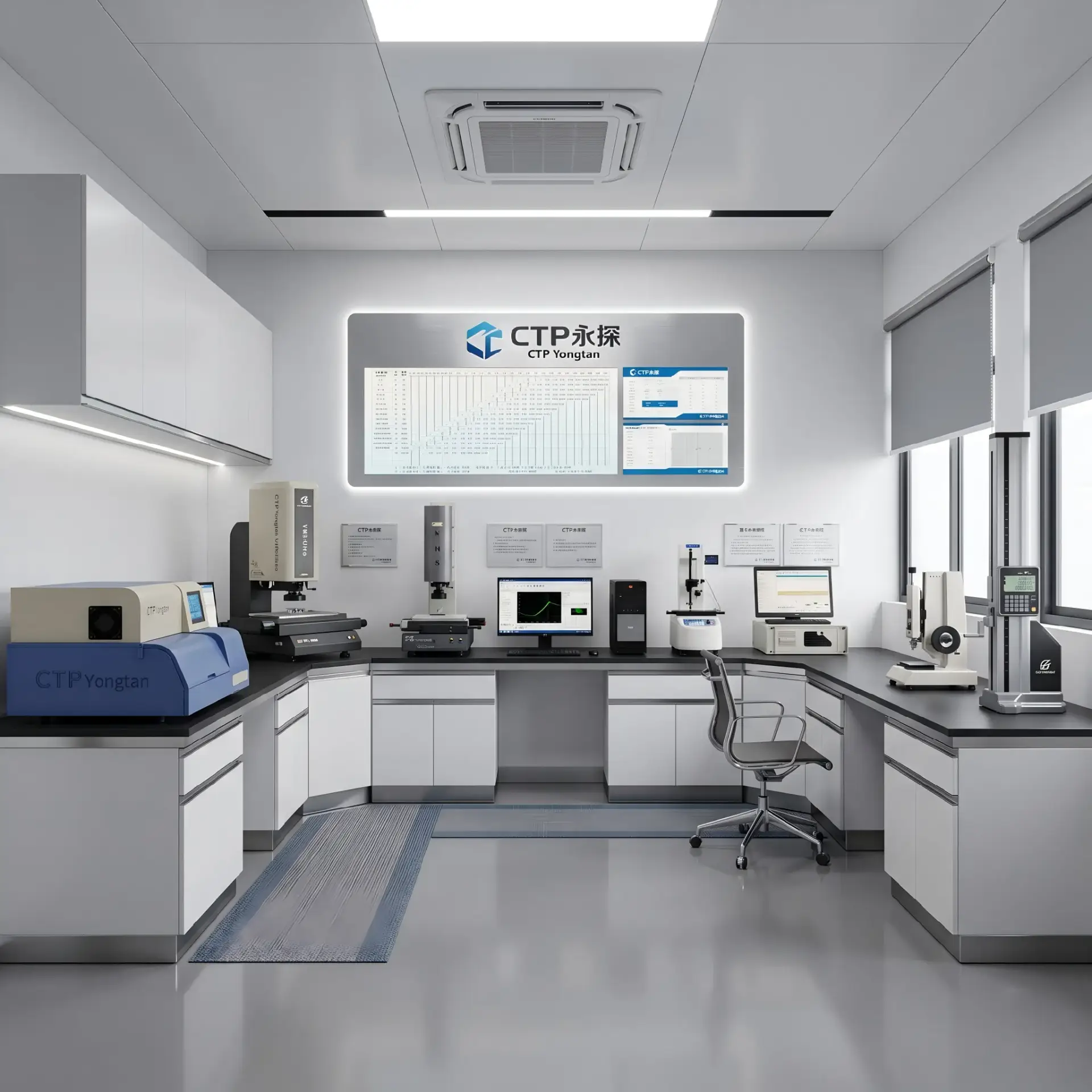 CTP rigorous quality control and precision inspection center for magnetic pins