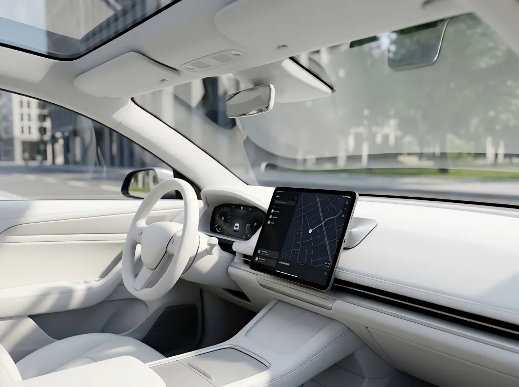 Magnetic connectors for automotive dashboard displays
