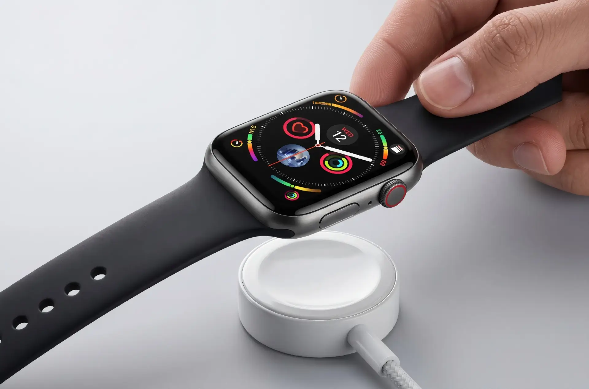 Custom IP68 waterproof magnetic pogo pin charger for premium smartwatches