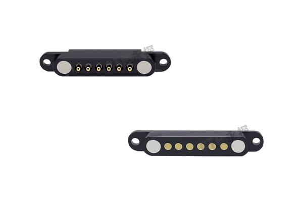 Customized 6 Pin Magnetic Pogo Pin Connector