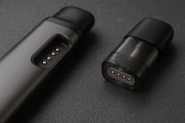 Spring-Loaded Pin Connector Application in Electronic Cigarette