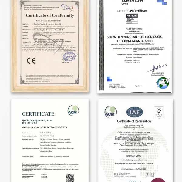 iso ISO9001 RoHS CE certified magnetic connector manufacturer.
