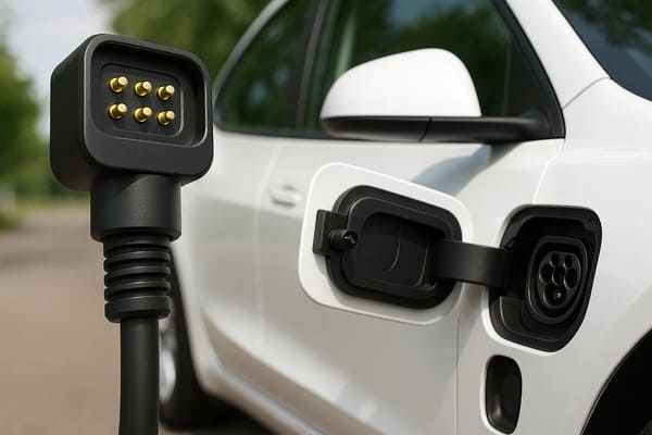 spring loaded pin connector application in EV charging