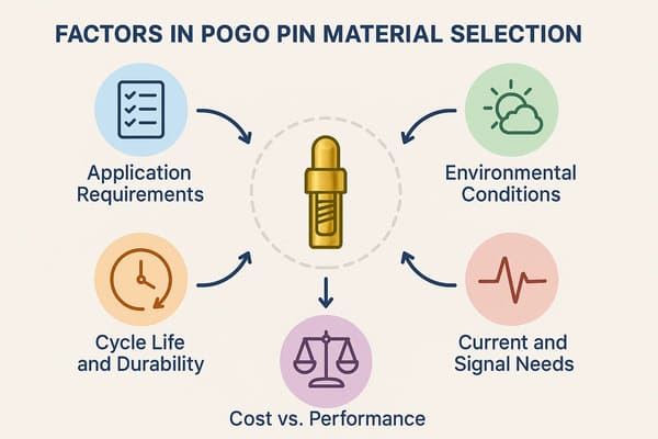 Factors in Pogo Pin Material Selection