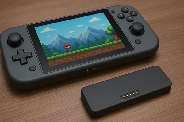 spring loaded pin connector application in handheld game consoles
