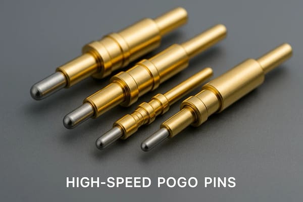 Improved pogo pin electrical performance