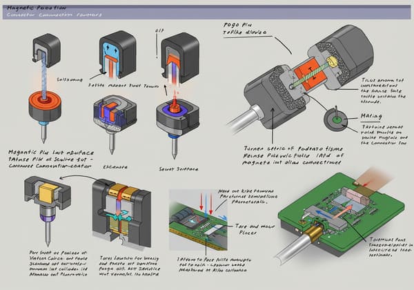 Magnetic pogo pin connector design considerations