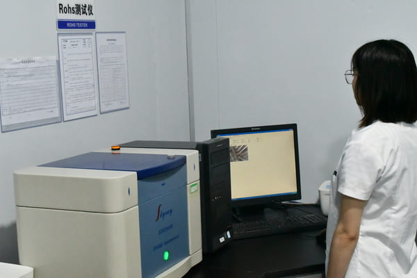 Magnetic spring loaded pin RoHS testing