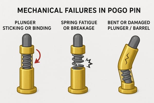 Mechanical Pogo Pin Failures