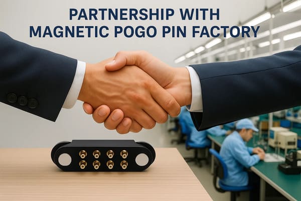 Partnership with Magnetic Pogo Pin Factory