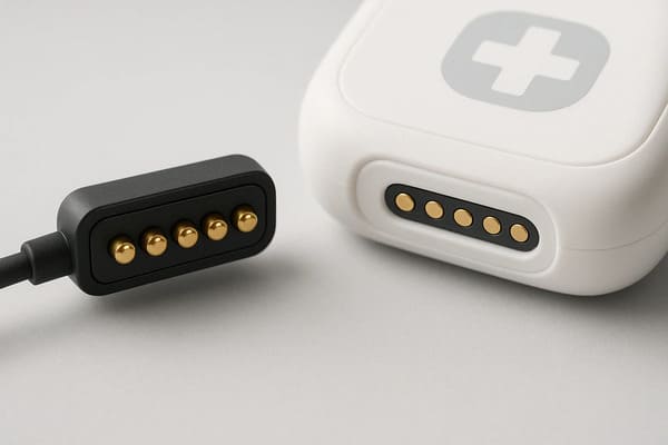 pogo pin connector for medical device