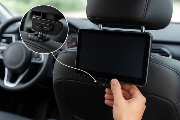 pogo pin connector used for In-car entertainment system