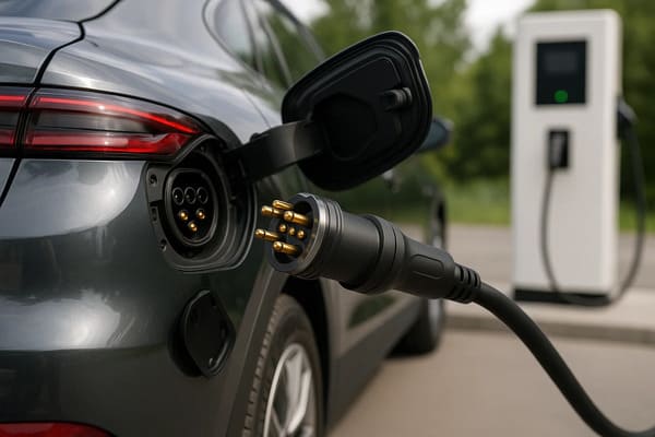 Pogo pin connectors for EV charging
