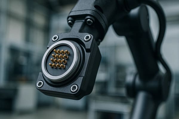 pogo pin connector high current application in industrial robot