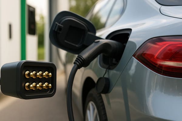 EV Charging with Pogo Pin Connector
