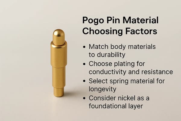 Material Selection Factors for Pogo Pins