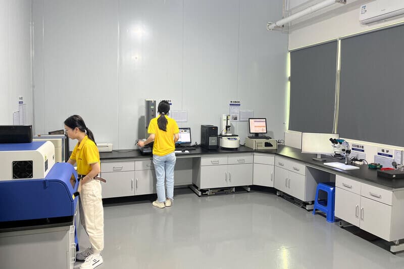 CTP connector quality inspection and measurement center