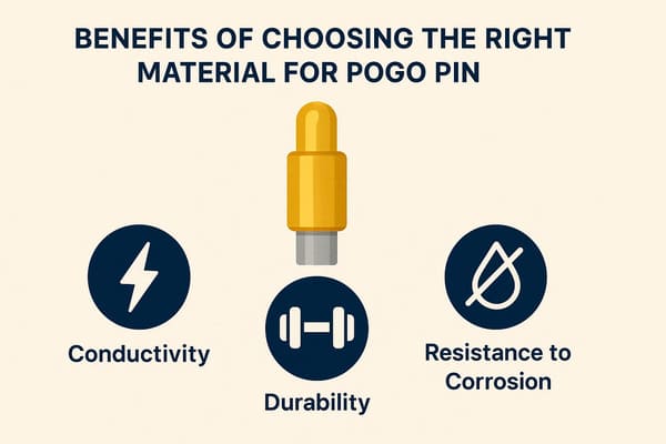 The benefits of choosing the right material for pogo pin