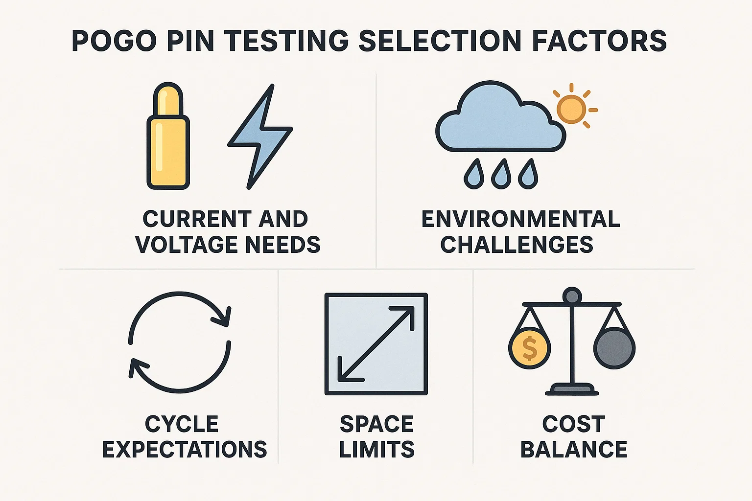Pogo Pin Testing Selection Factors