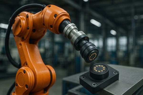 pogo pins connector for industrial robot in harsh environments