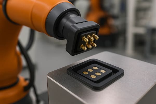 Pogo pins in industrial automation