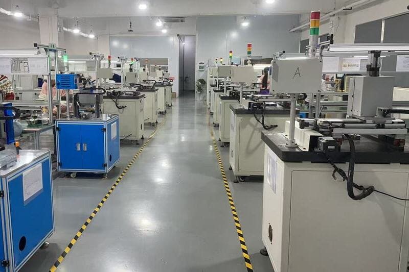 CTP magnetic connector and pogo pin production workshop