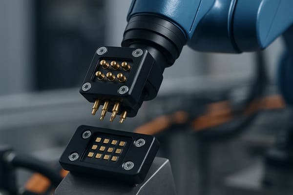 Pogo pins in a vibrating industrial environment, maintaining connection