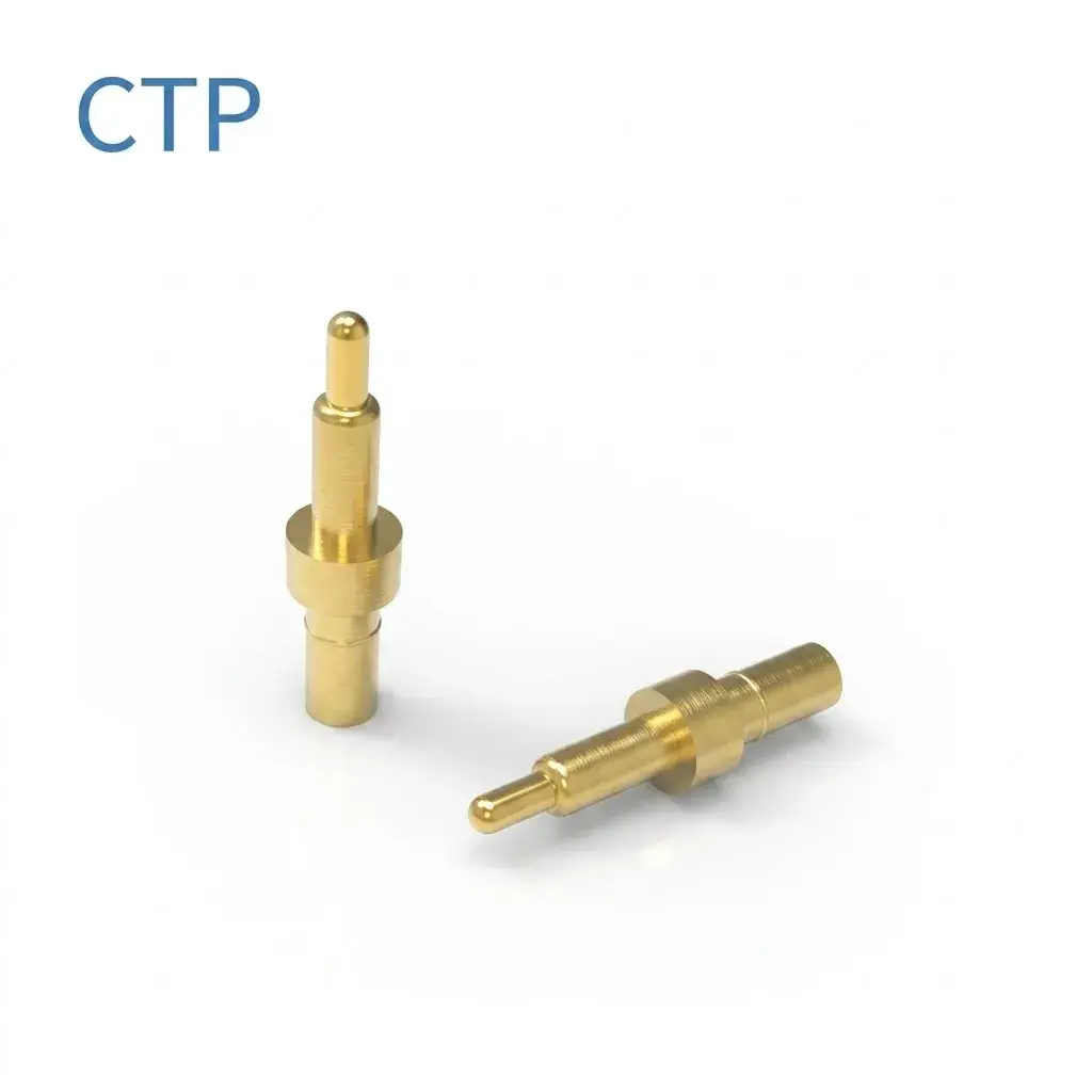 Premium DIP type spring loaded pogo pins delivering 12V 1A stable power for secure through-hole PCB connections